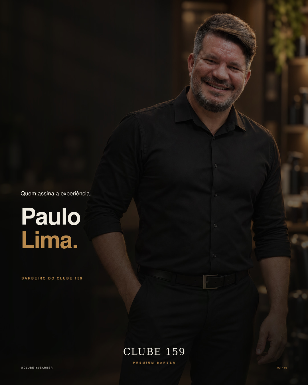 Paulo Lima, barbeiro do Clube 159